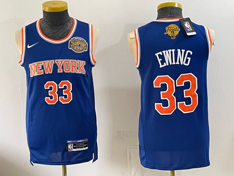 Men New York Knicks #33 Ewing blue 2026 Nike NBA jersey 0701002